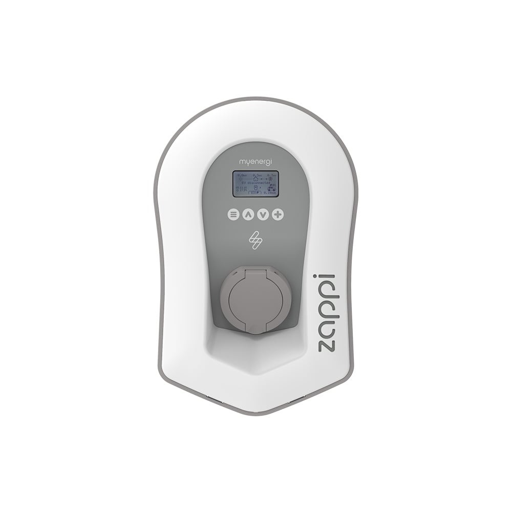 myENERGY ZAPPI-2H22UW-T Caricabatteria Parete 22 kW con Hub e Presa Tipo 2