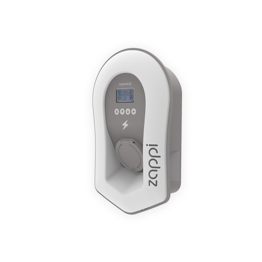 myENERGY ZAPPI-2H22UW-T Caricabatteria Parete 22 kW con Hub e Presa Tipo 2