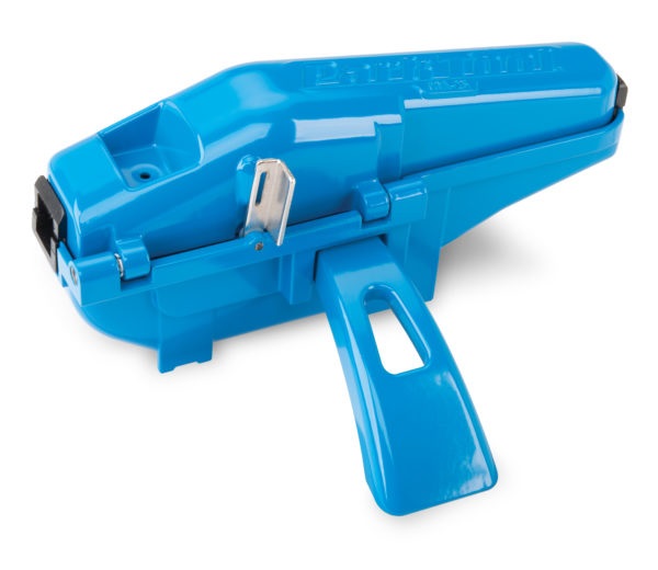 Park Tool CM-25 Professional Chain Scrubber - Attrezzo Unisex-Adulto, Blu con Manico in Alluminio e Custodia Resistente