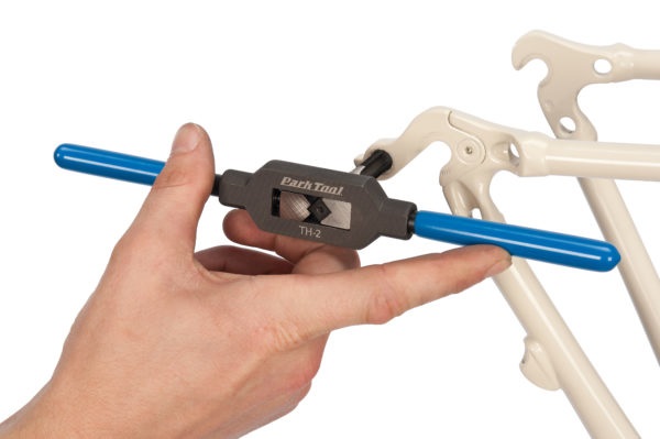 Park Tool TH-2 Attrezzo per Maschiatori M4-M12 con Manico Grande Blu