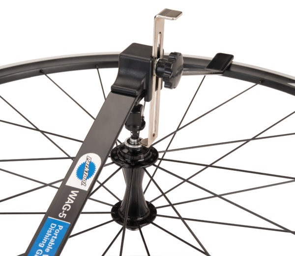 Park Tool WAG-5 Dima per Campanatura - Strumento per Controllo Ruote da 24'' a 29'' in Blu