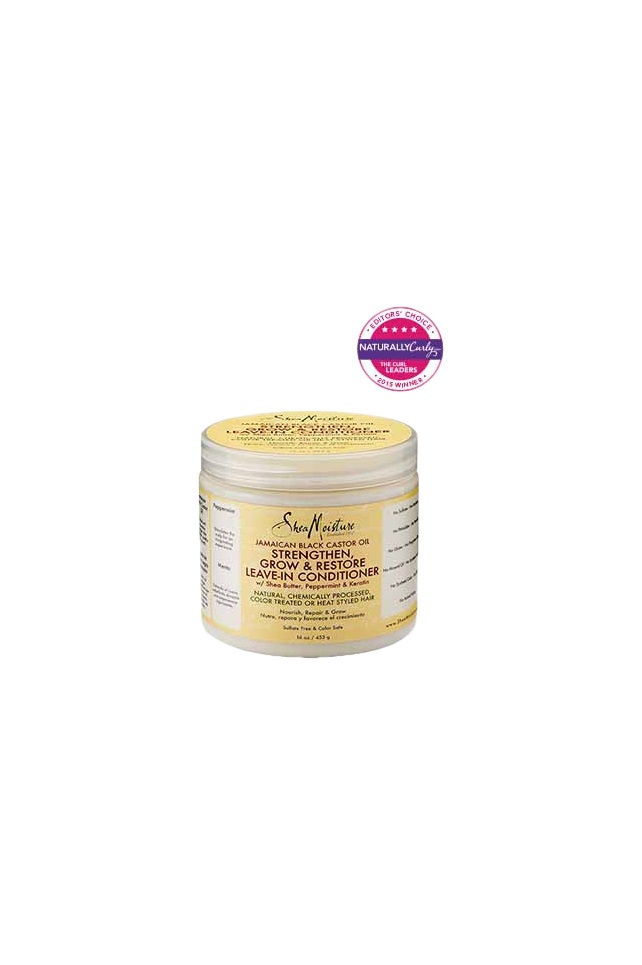 SheaMoisture Jamaican Black Castor Oil Strengthen & Restore Leave-In Conditioner 444 ml - Balsamo Senza Risciacquo Nutriente e Anticrespo