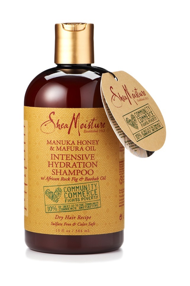 SheaMoisture Manuka Honey & Mafura Oil Intensive Hydration Shampoo 384 ml - Shampoo Nutriente Idratante per Capelli di Tipo 4