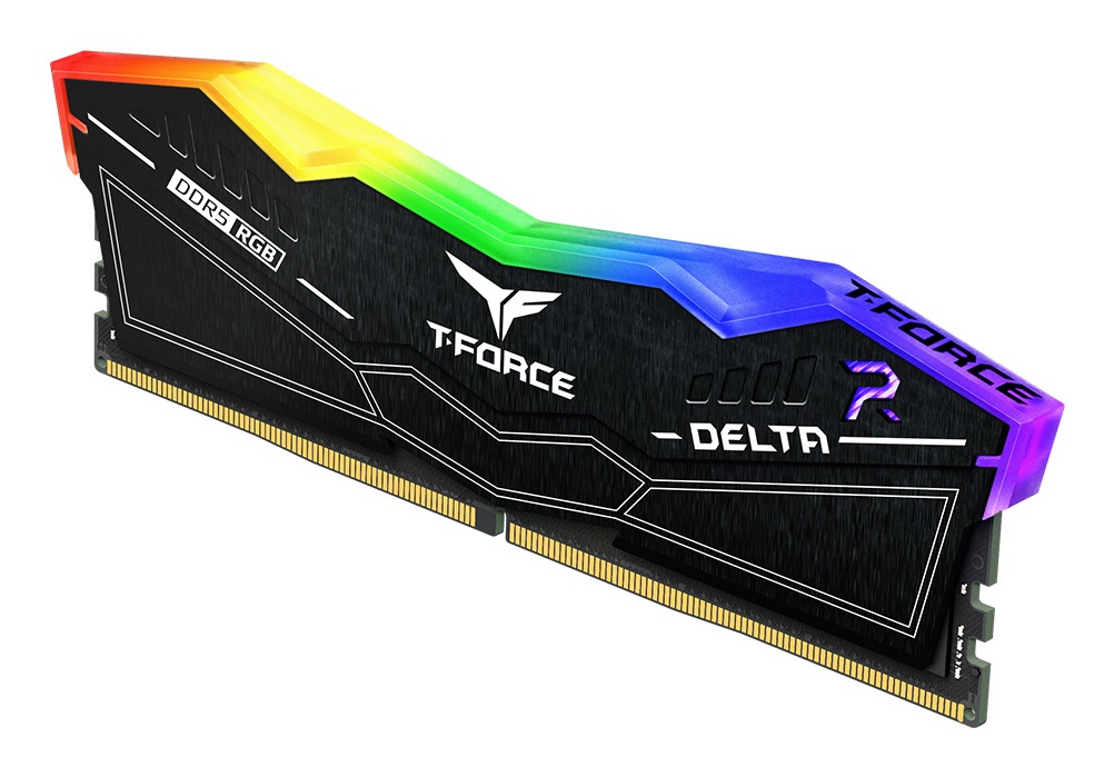 Team Group T-FORCE DELTA RGB Memoria 32 GB (2 x 16 GB) DDR5 6000 MHz, 288-pin DIMM, CL30, Nero
