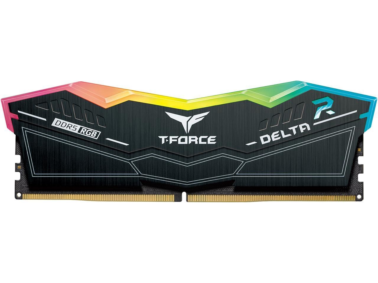 Team Group FF3D532G7200HC34ADC01 Memoria RAM 32 GB (2 x 16 GB) DDR5 7200 MHz DIMM 288-pin con Delta RGB e supporto INTEL XMP
