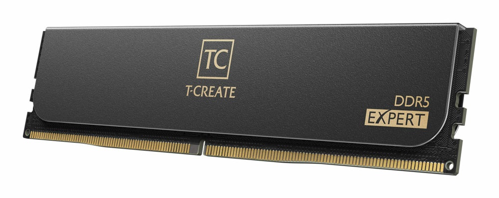 Team Group T-CREATE EXPERT 32 GB DDR5 6000 MHz (2 x 16 GB) RAM, compatibile Intel XMP 3.0 e AMD Expo, CL30, Nero