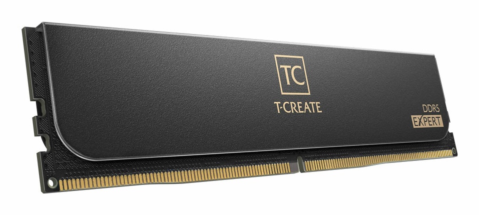 Team Group T-CREATE EXPERT CTCED532G6400HC32ADC01 - Memoria RAM 32 GB (2 x 16 GB) DDR5 6400 MHz, 288-pin DIMM, Nero, CL32, Compatibile con Intel XMP 3.0 e AMD Expo