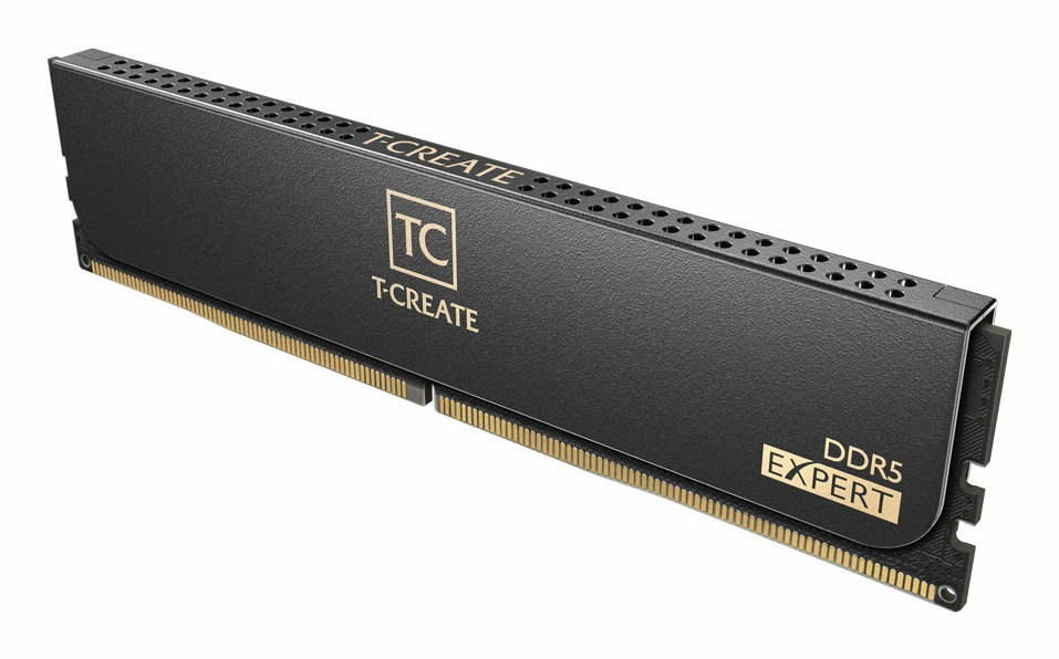 Team Group T-CREATE EXPERT CTCED532G6400HC32ADC01 - Memoria RAM 32 GB (2 x 16 GB) DDR5 6400 MHz, 288-pin DIMM, Nero, CL32, Compatibile con Intel XMP 3.0 e AMD Expo
