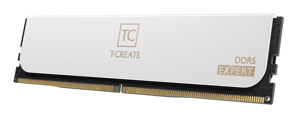 Team Group T-CREATE EXPERT 64 GB DDR5-6000 (2x32 GB) Dual-Kit - Memoria RAM Bianco con Intel XMP e AMD EXPO