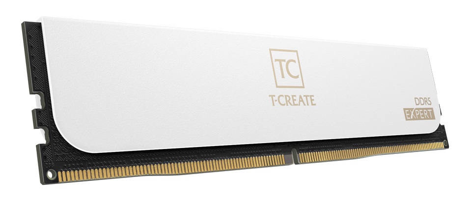 Team Group T-CREATE EXPERT 64 GB DDR5-6000 (2x32 GB) Dual-Kit - Memoria RAM Bianco con Intel XMP e AMD EXPO