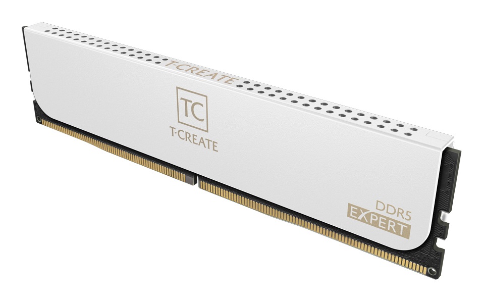 Team Group T-CREATE EXPERT 64 GB DDR5-6000 (2x32 GB) Dual-Kit - Memoria RAM Bianco con Intel XMP e AMD EXPO