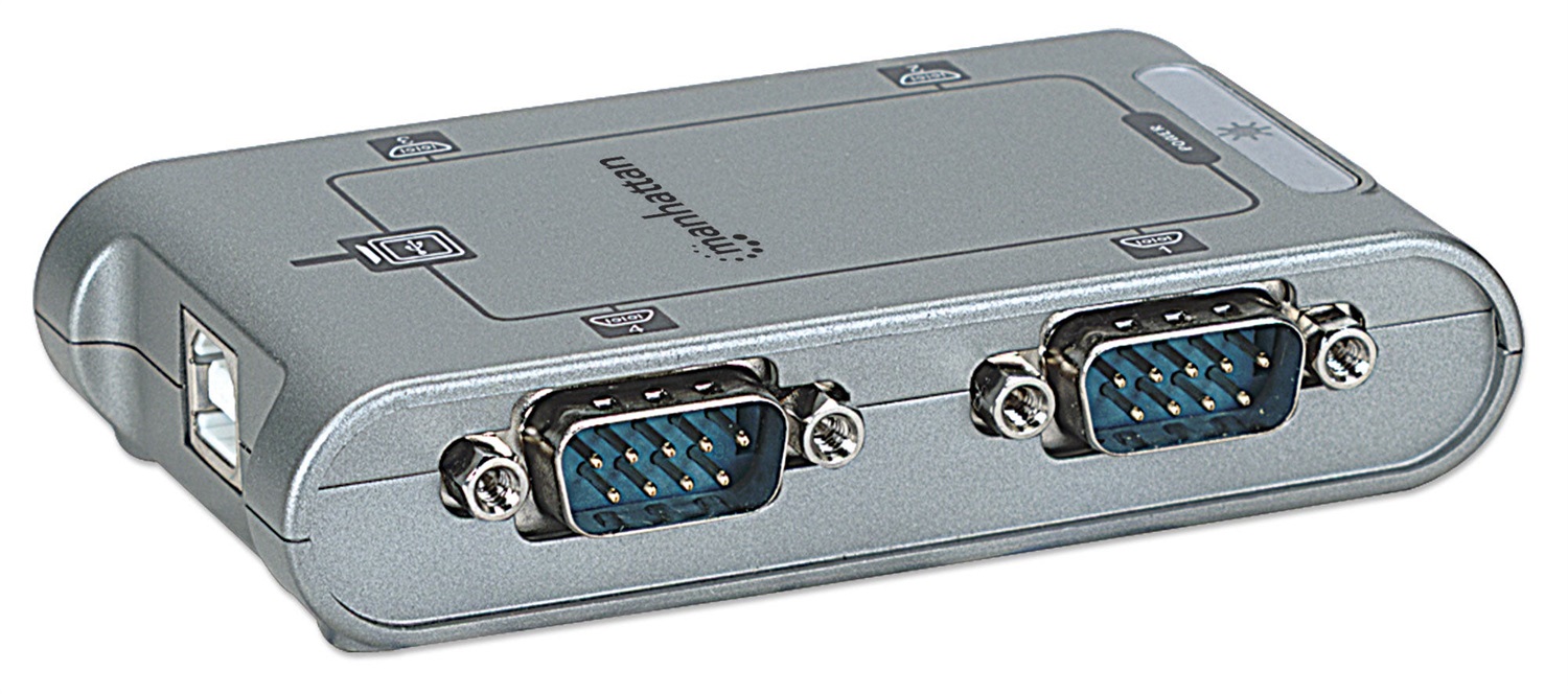 Manhattan 151047 - Convertitore seriale USB a RS485, 0,45 m, Argento, MosChip MCS7840