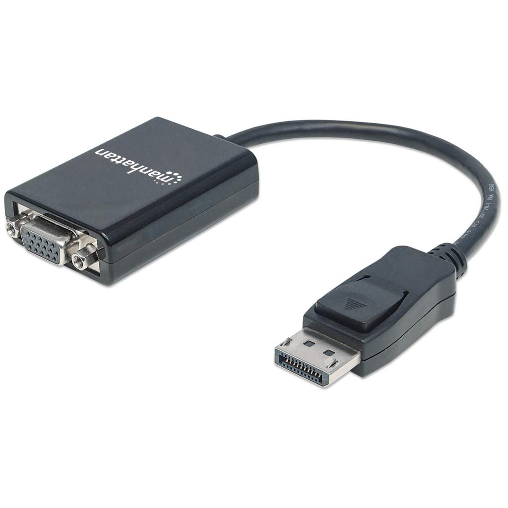 Manhattan 151962 Adattatore Video 0,15 m DisplayPort a VGA (D-Sub) Nero Maschio-Femmina Dritto