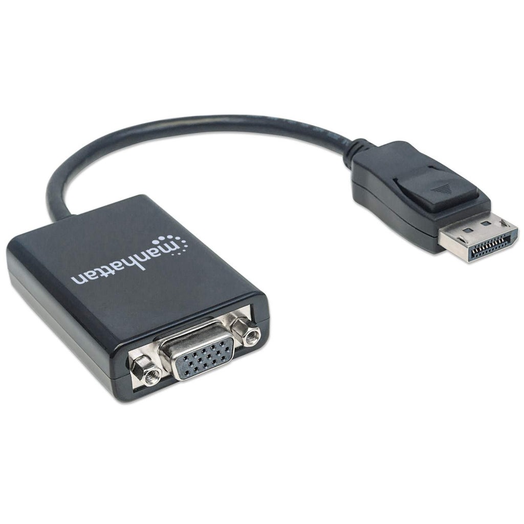 Manhattan 151962 Adattatore Video 0,15 m DisplayPort a VGA (D-Sub) Nero Maschio-Femmina Dritto