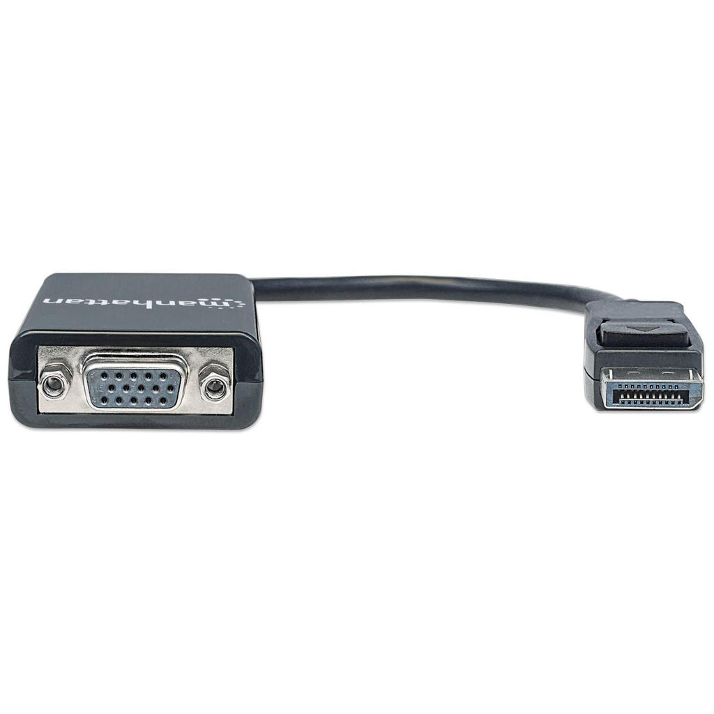 Manhattan 151962 Adattatore Video 0,15 m DisplayPort a VGA (D-Sub) Nero Maschio-Femmina Dritto