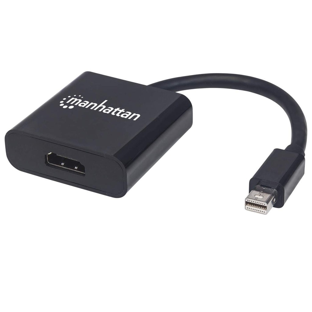 Manhattan 152570 Adattatore Attivo Mini DisplayPort Maschio a HDMI Femmina Nero - Collegamento per Display HDMI