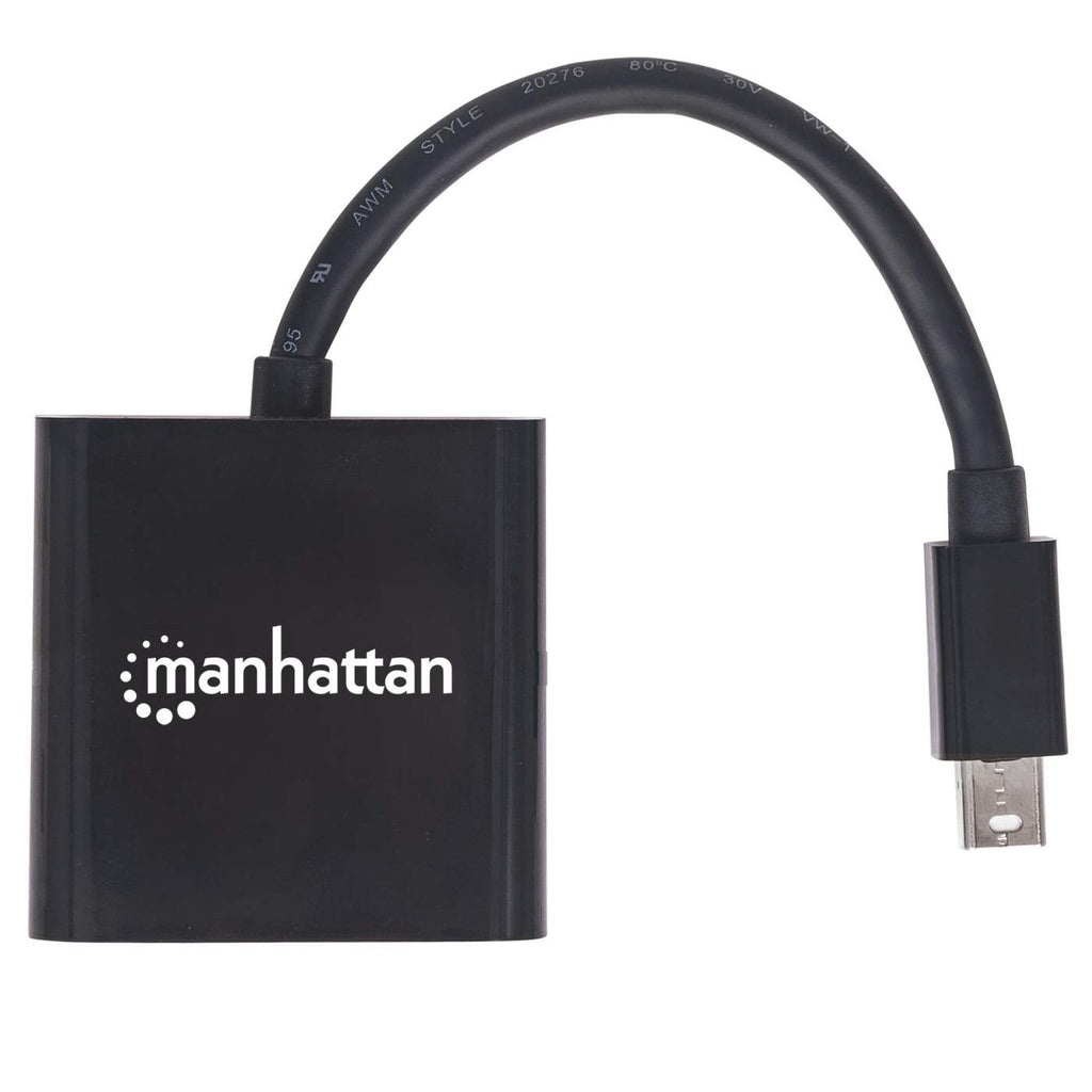 Manhattan 152570 Adattatore Attivo Mini DisplayPort Maschio a HDMI Femmina Nero - Collegamento per Display HDMI