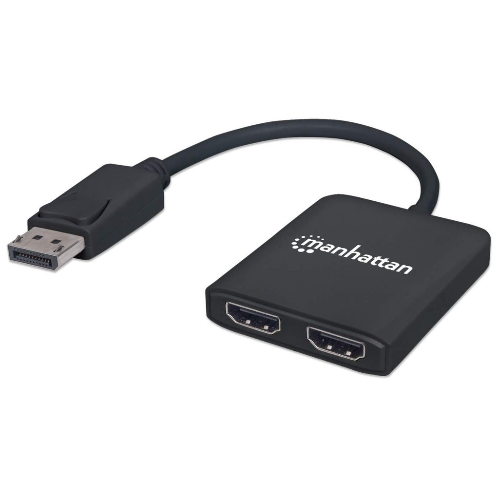 Manhattan Divisor DE Video DisplayPort a 2x HDMI - Risoluzione 3840x2160, Nero