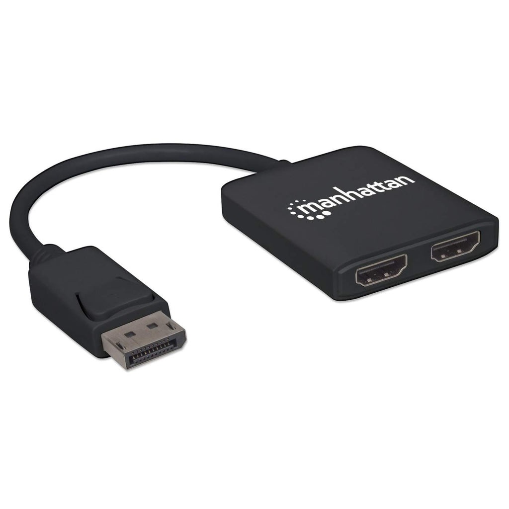 Manhattan Divisor DE Video DisplayPort a 2x HDMI - Risoluzione 3840x2160, Nero