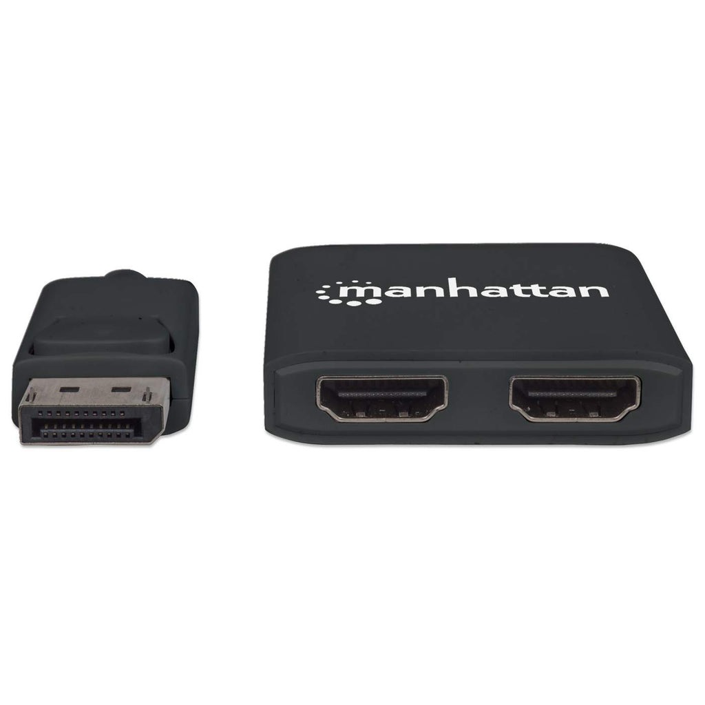 Manhattan Divisor DE Video DisplayPort a 2x HDMI - Risoluzione 3840x2160, Nero