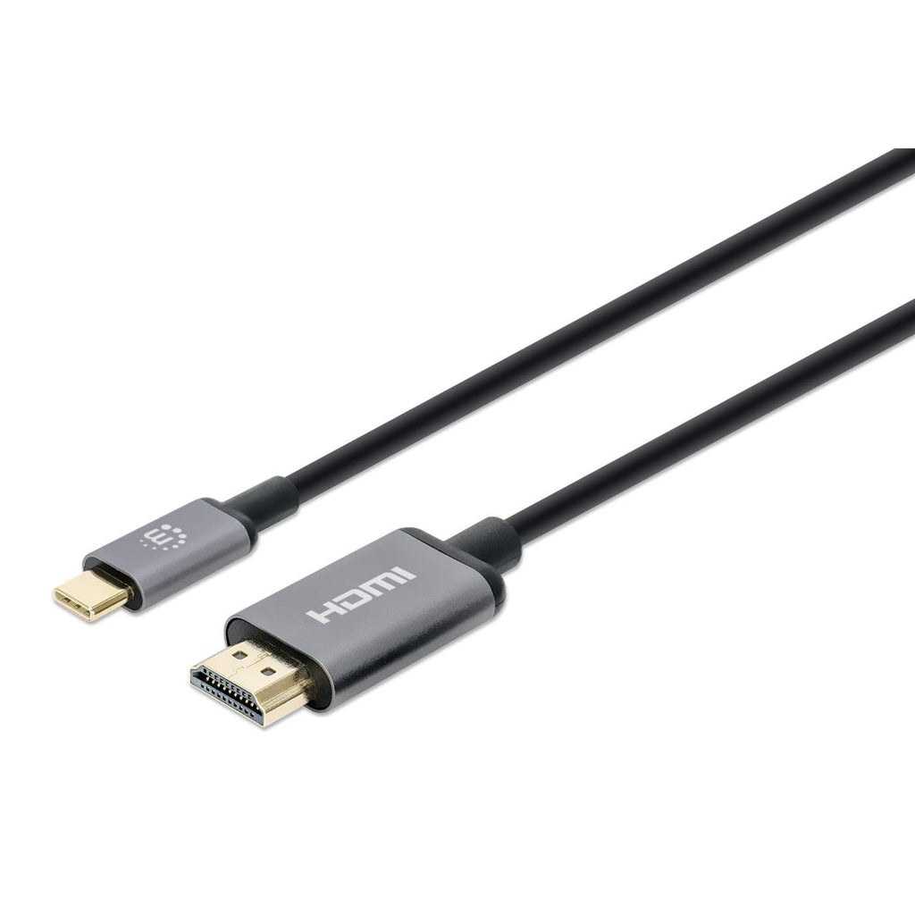 Manhattan 153591 Cavo Adattatore da USB-C a HDMI 4K@60Hz 1m Nero