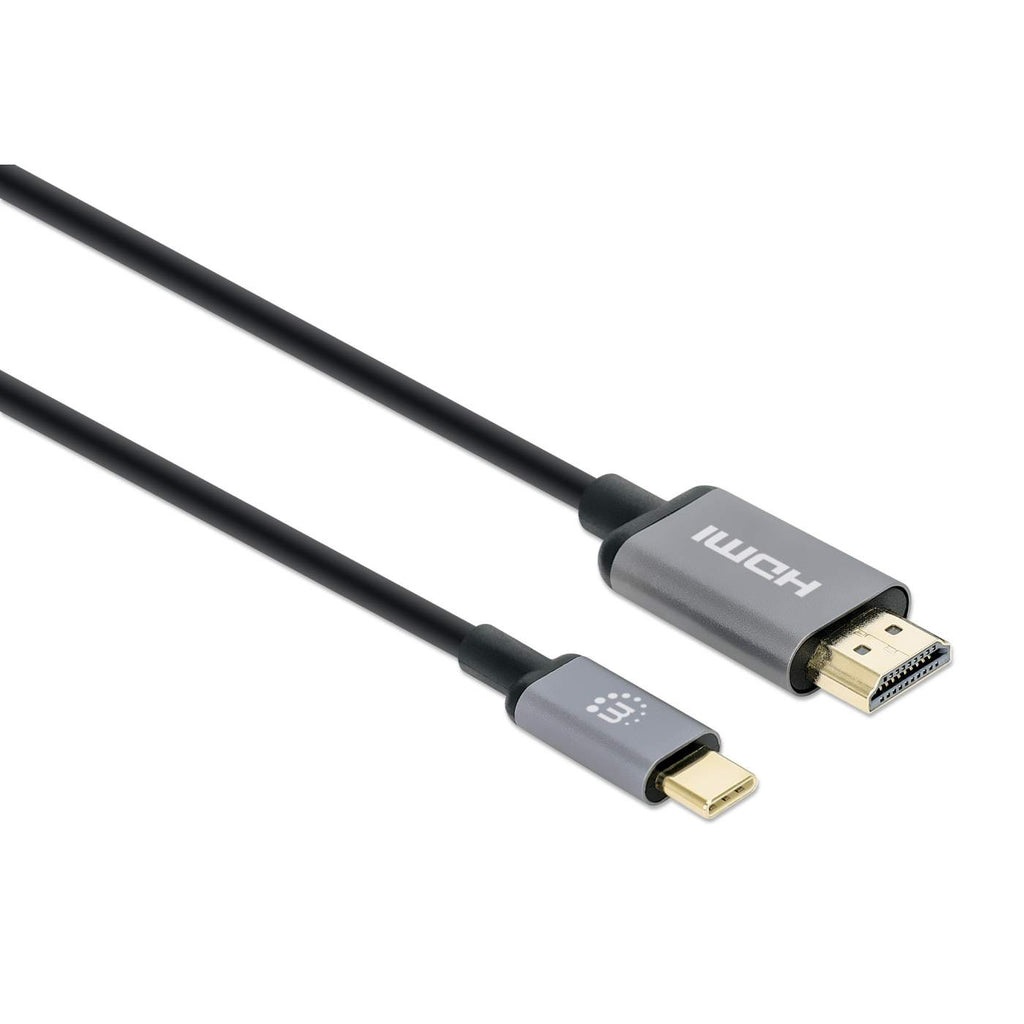 Manhattan 153591 Cavo Adattatore da USB-C a HDMI 4K@60Hz 1m Nero