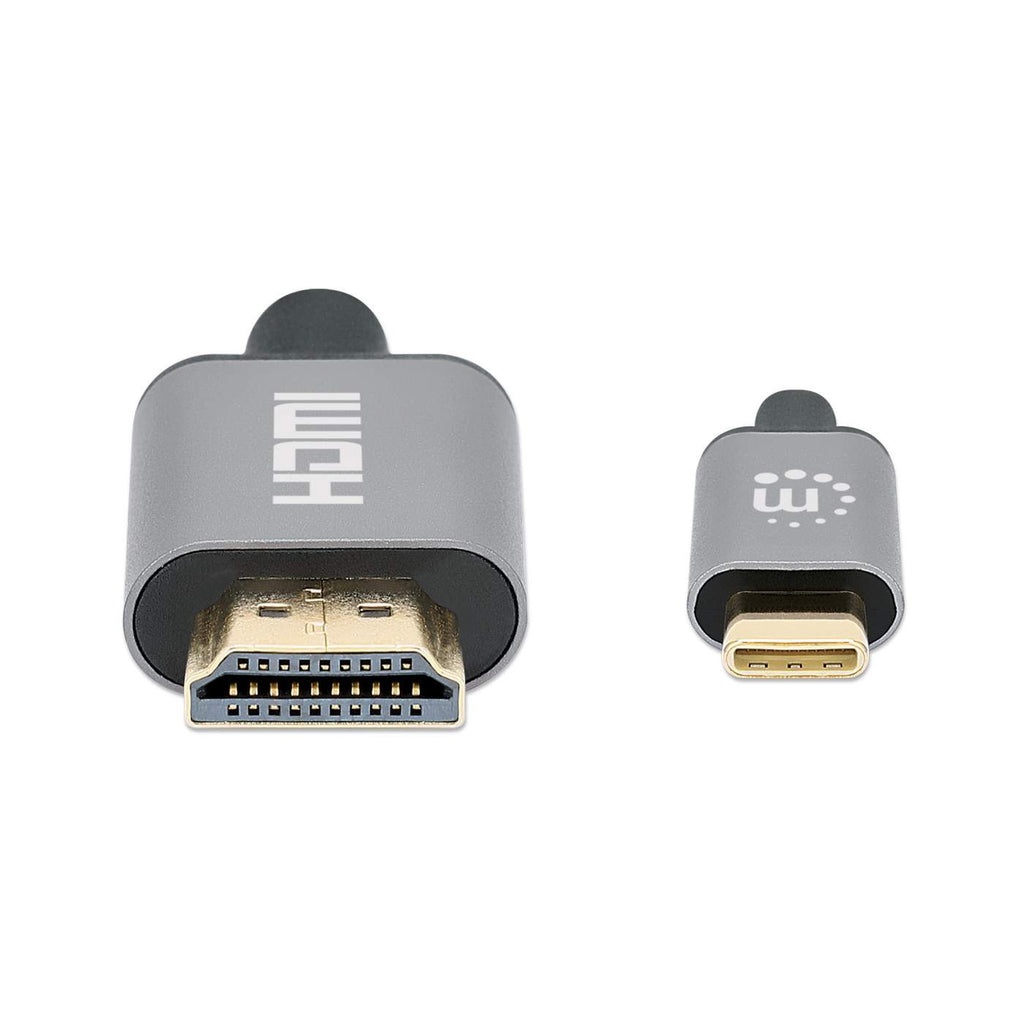Manhattan 153591 Cavo Adattatore da USB-C a HDMI 4K@60Hz 1m Nero