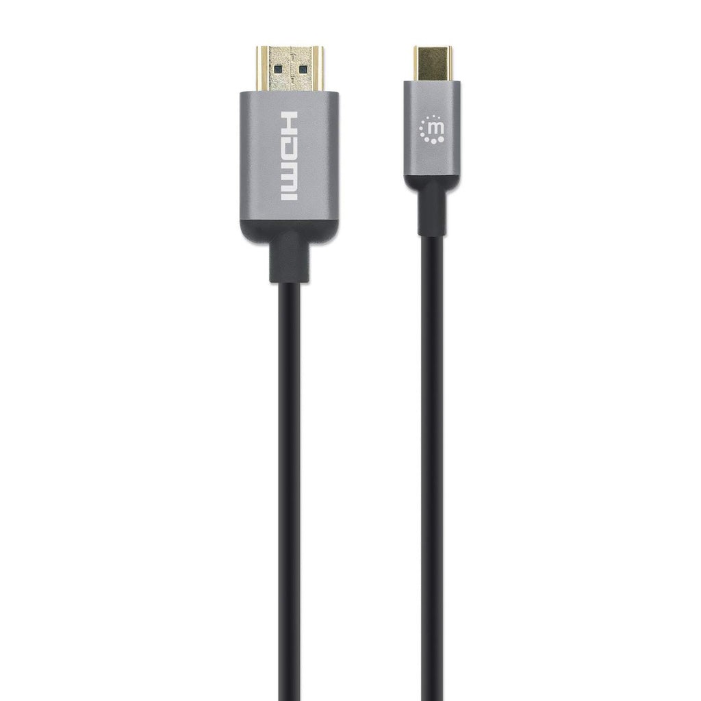 Manhattan 153591 Cavo Adattatore da USB-C a HDMI 4K@60Hz 1m Nero