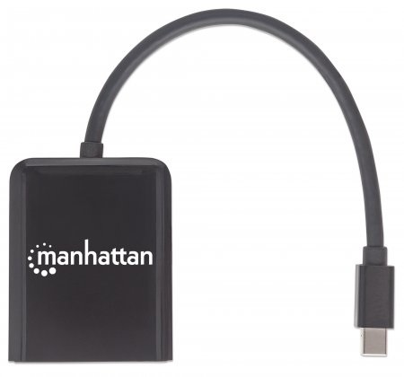 Manhattan Splitter Hub Mini DisplayPort a 2 porte DisplayPort con MST - Risoluzione 4K@30Hz e supporto video full 3D