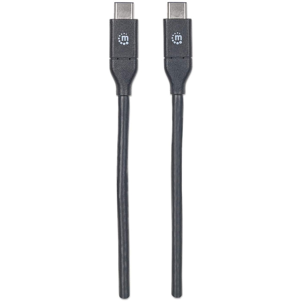 Manhattan 354899 Cavo USB C Maschio/Maschio 0,5 m USB 3.2 Gen 2 - 10 Gbps - Nero