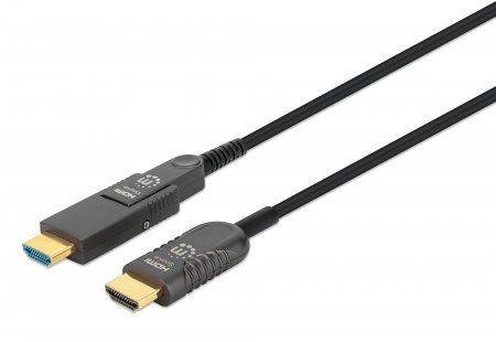 Manhattan Cavo HDMI™ Attivo in Fibra Ottica 20m con Connettore Staccabile