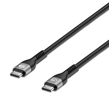 Manhattan Cavo USB 2.0 EPR USB-C M/M 240W PD 3.1 E-Mark 2m