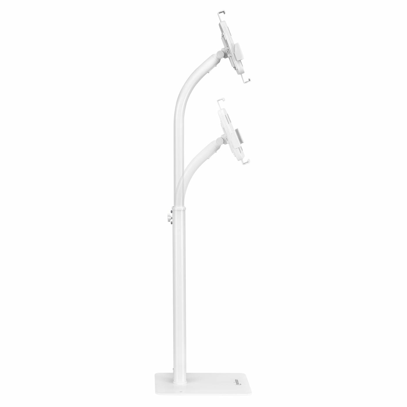 Manhattan Supporto da Pavimento Antifurto per Tablet e iPad 7,9-11'' Bianco con Rotazione 360°