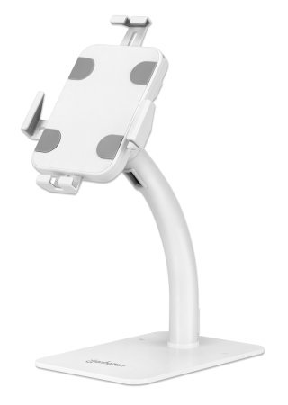 Manhattan Supporto Antifurto per Tablet 7,9-11'' con Rotazione 360° e Inclinazione Regolabile