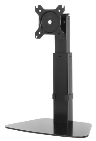 Manhattan 461894 Supporto da Tavolo per Monitor/TV 15-32'' con Molla a Gas Regolabile, Capacità 8 kg, Inclinazione /-20°, Rotazione /-45°, Nero