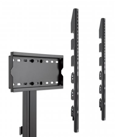 Manhattan 462044 Supporto TV a parete Ultra Slim 177,8 cm (70 pollici) Nero - Compatibile con TV da 37 a 65 pollici, VESA fino a 400x400 mm, Capacità 40 kg