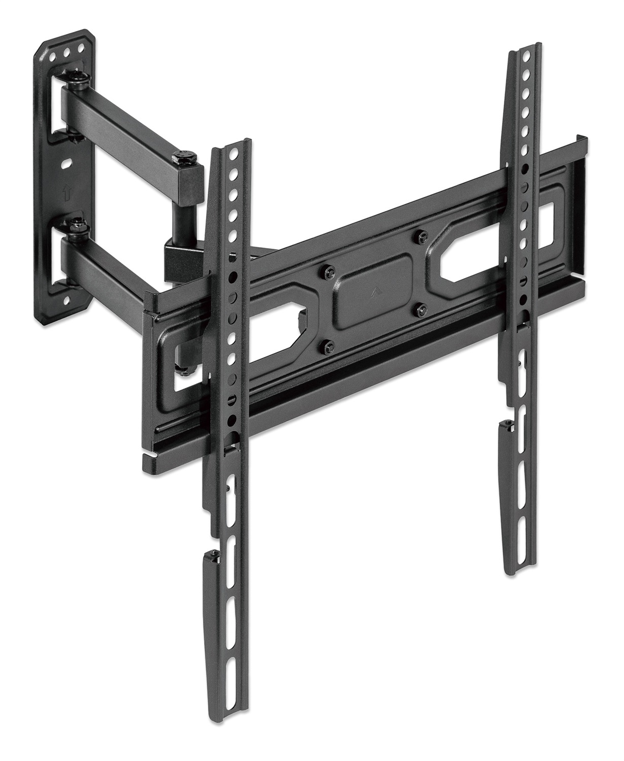 Manhattan Supporto TV a Parete per TV Piatto da 32-55'' Nero - Inclinazione 3 a -15°, Rotazione /-90°, Fino a 35 kg