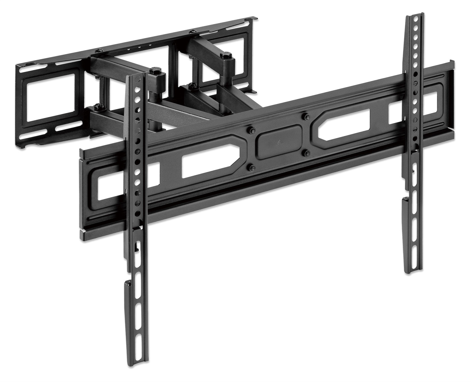 Manhattan Supporto a Muro 462440 per TV LED/LCD 37-80'' - Full-Motion, Inclinabile e Rotante, Nero