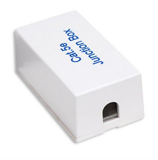 Intellinet 504904 Cassetta di Derivazione Elettrica in Plastica - Box per Connessioni Cat5e UTP, Colore Bianco