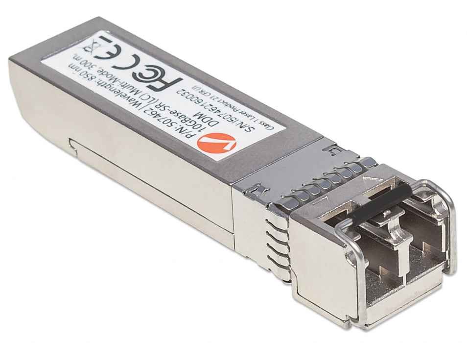 Intellinet 507462 Modulo Ricetrasmettitore Fibra Ottica 10 Gigabit SFP 850 nm Multimodale