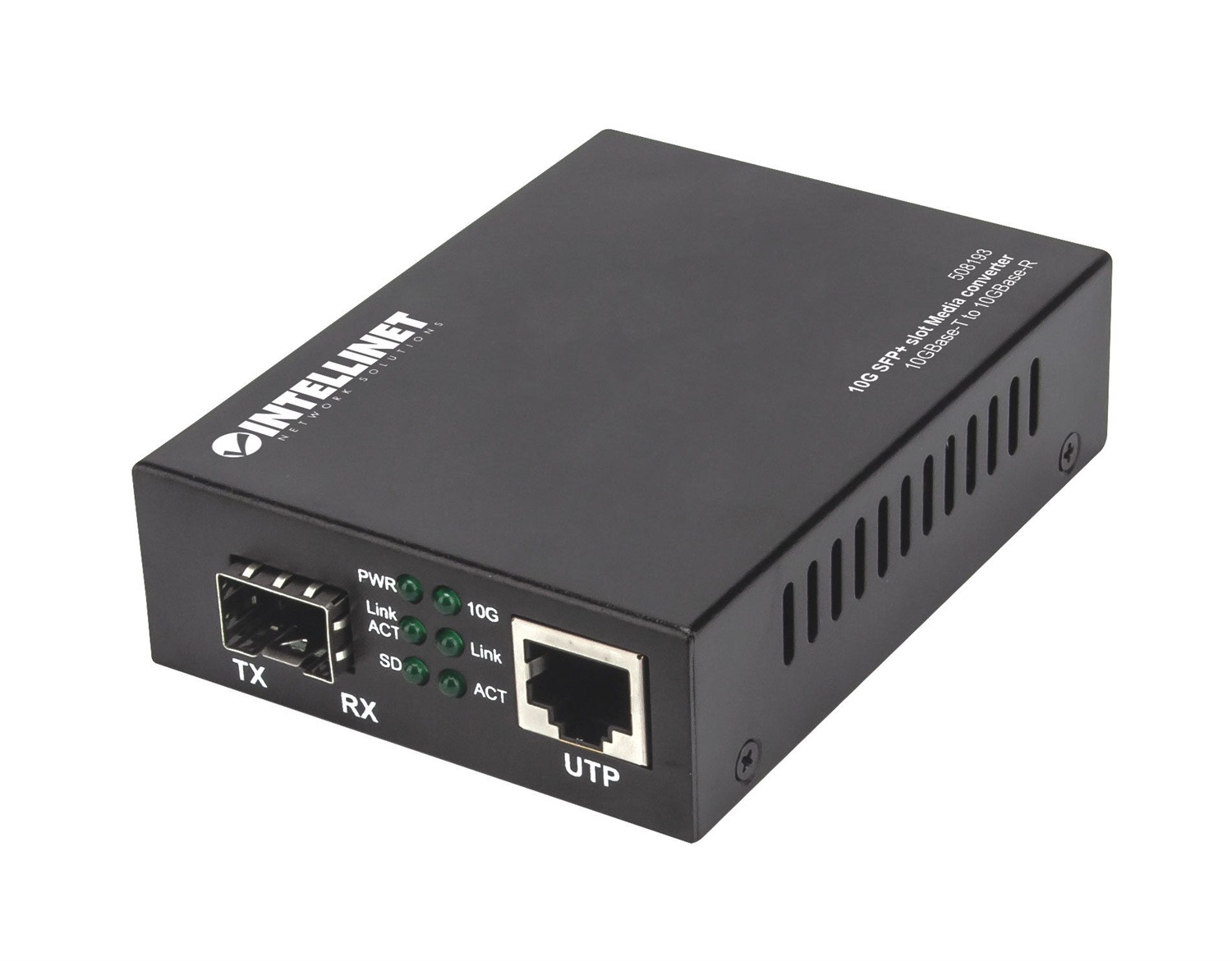 Intellinet 508193 Media Converter 10GBase-T a 10GBase-R - 10000 Mbit/s, SFP , Cablato
