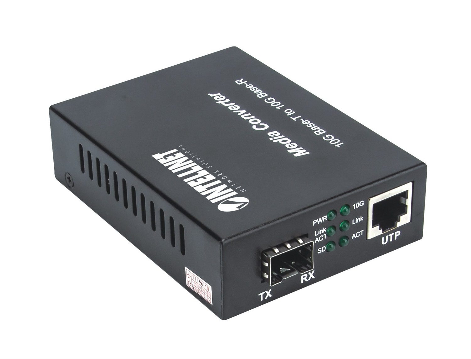 Intellinet 508193 Media Converter 10GBase-T a 10GBase-R - 10000 Mbit/s, SFP , Cablato