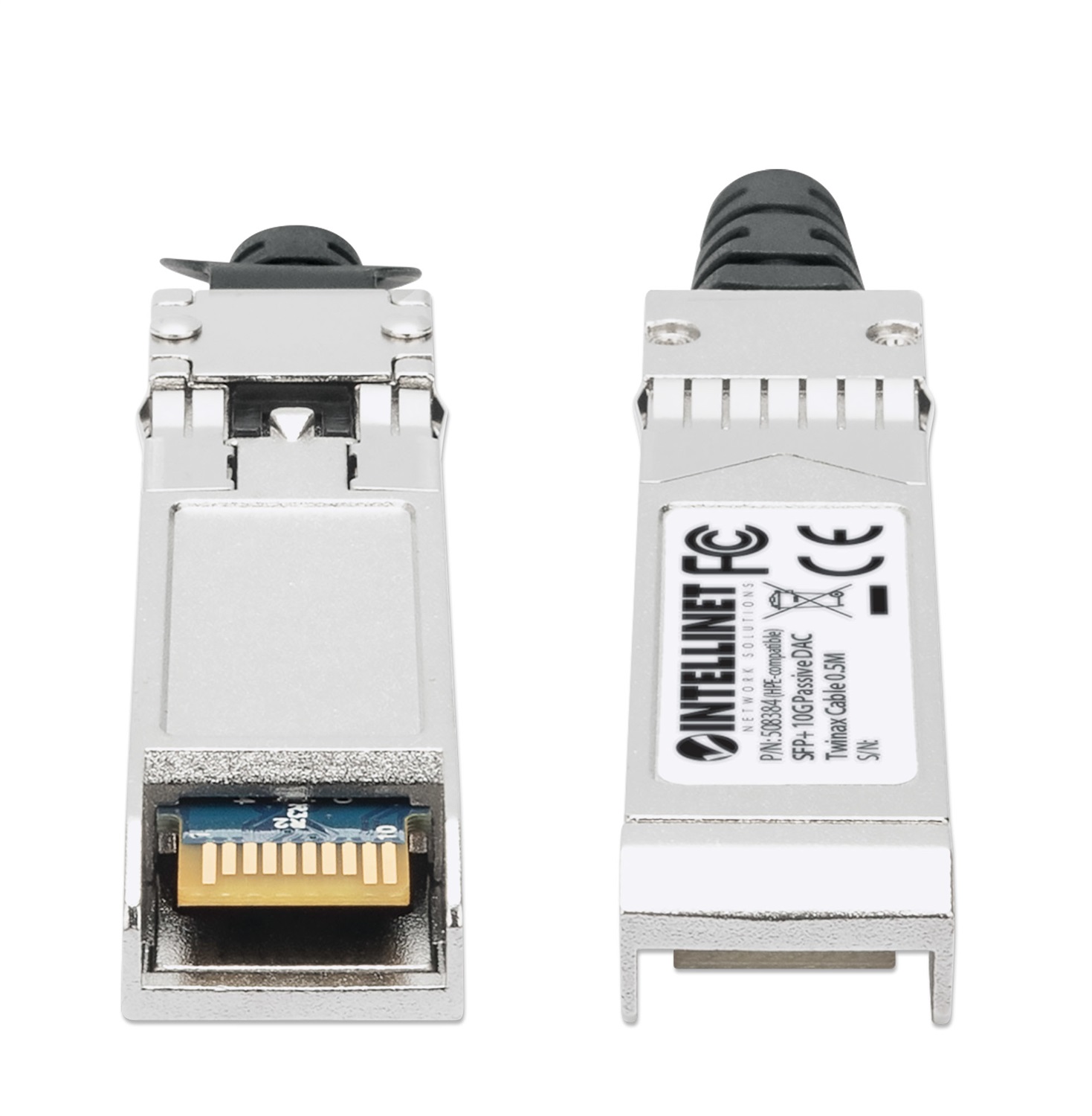 Intellinet Cavo in Rame Twinax DAC Passivo SFP 10G 0,5m - Compatibile con HPE