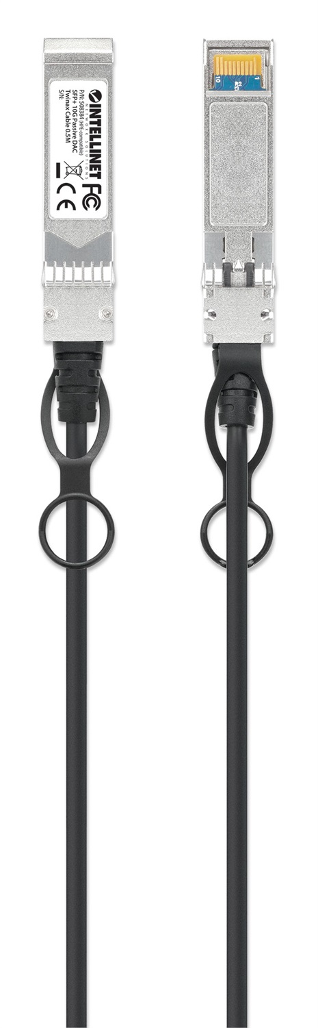 Intellinet Cavo in Rame Twinax DAC Passivo SFP 10G 0,5m - Compatibile con HPE