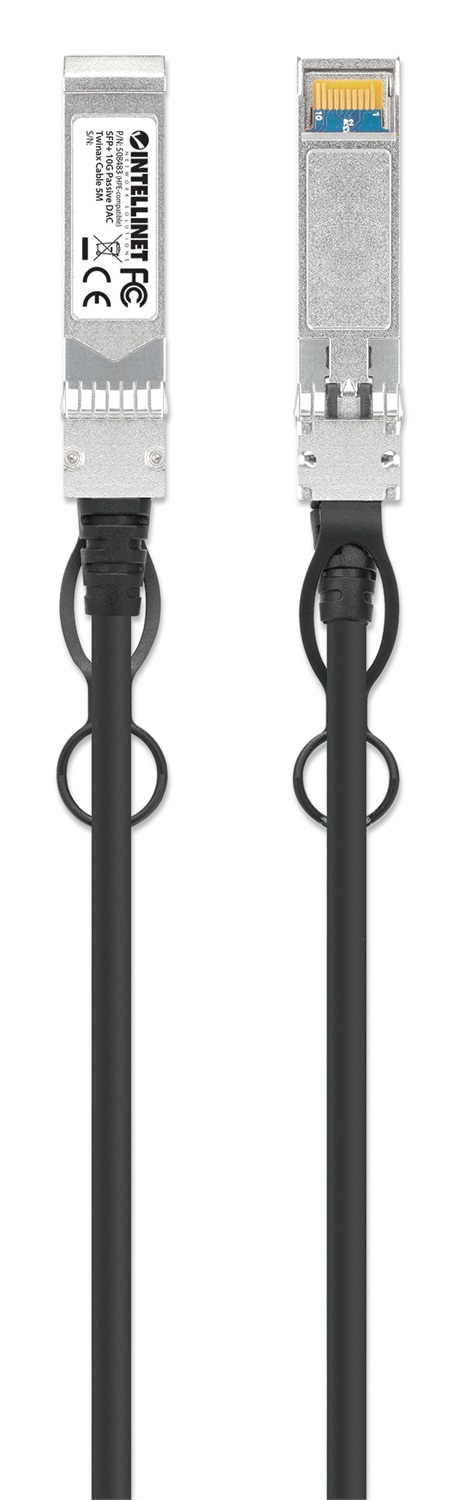 Intellinet Cavo Twinax DAC Passivo SFP 10G 5 m - Bassa Latenza, Risparmio Energetico, Compatibile HPE