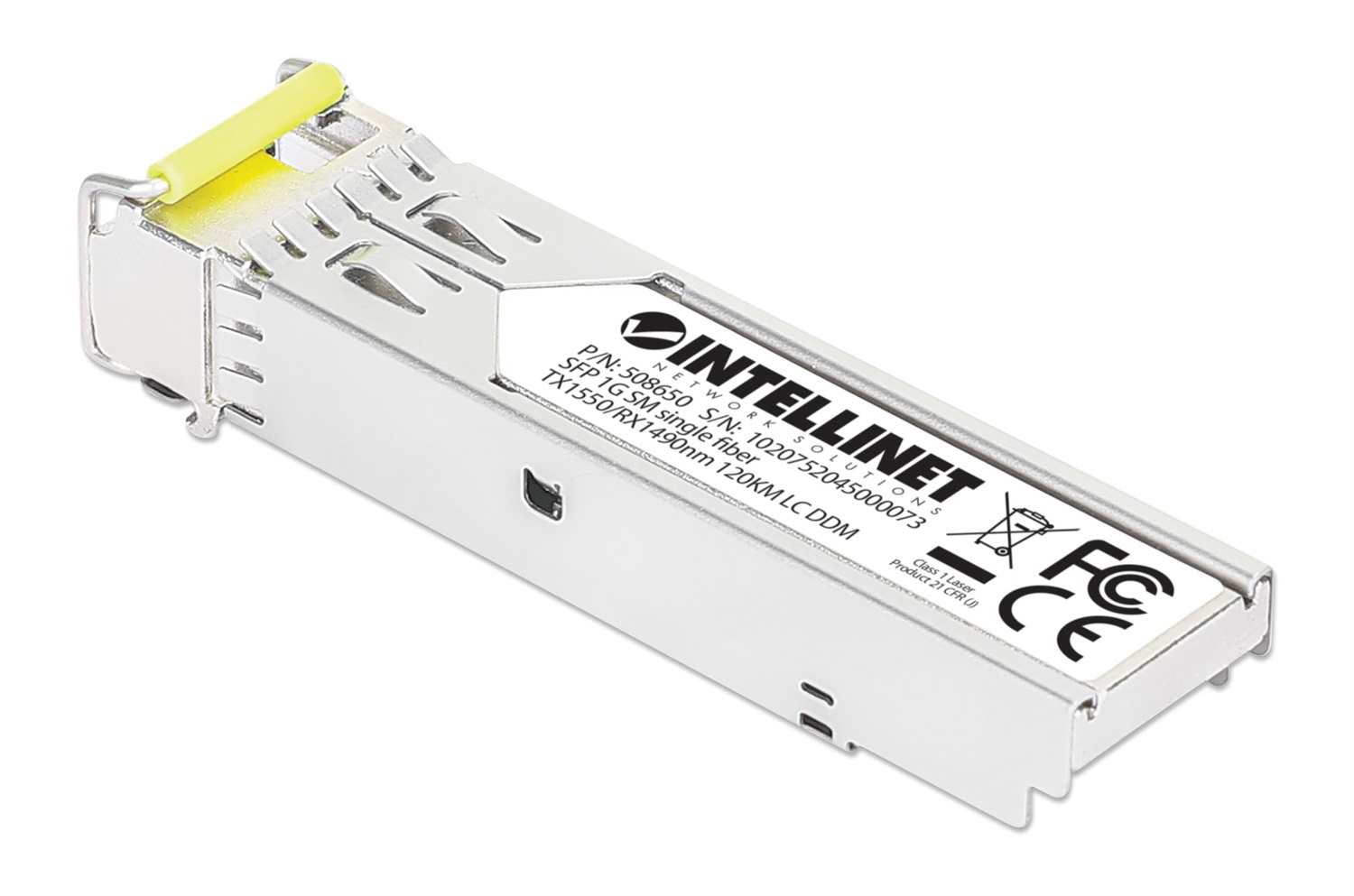 Intellinet Transceiver SFP Fibra Ottica Monomodale LC 1000Base-BX Bidirezionale WDM
