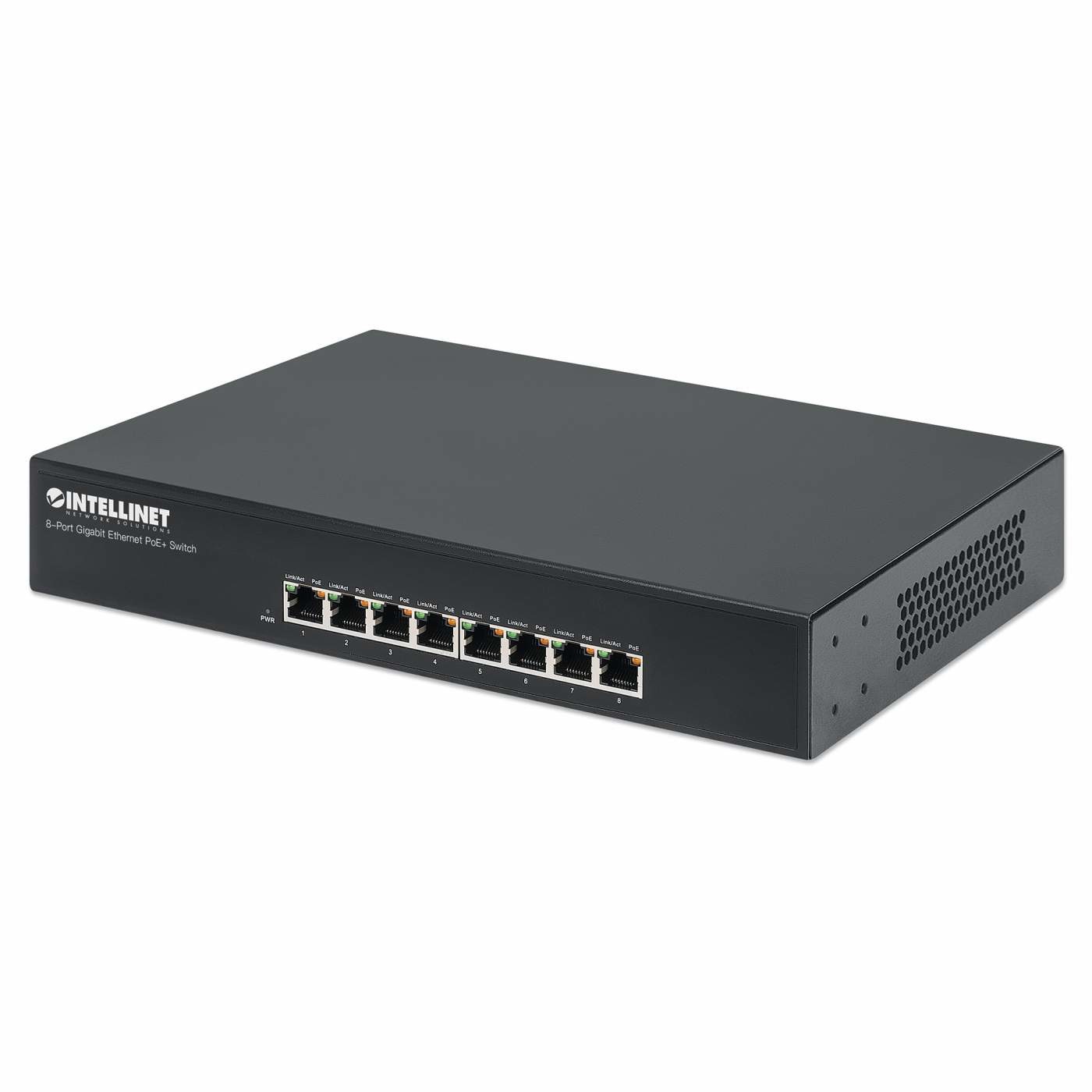 Intellinet Switch 8 Porte Gigabit PoE - 10/100/1000 Mbps, IEEE 802.3at/af