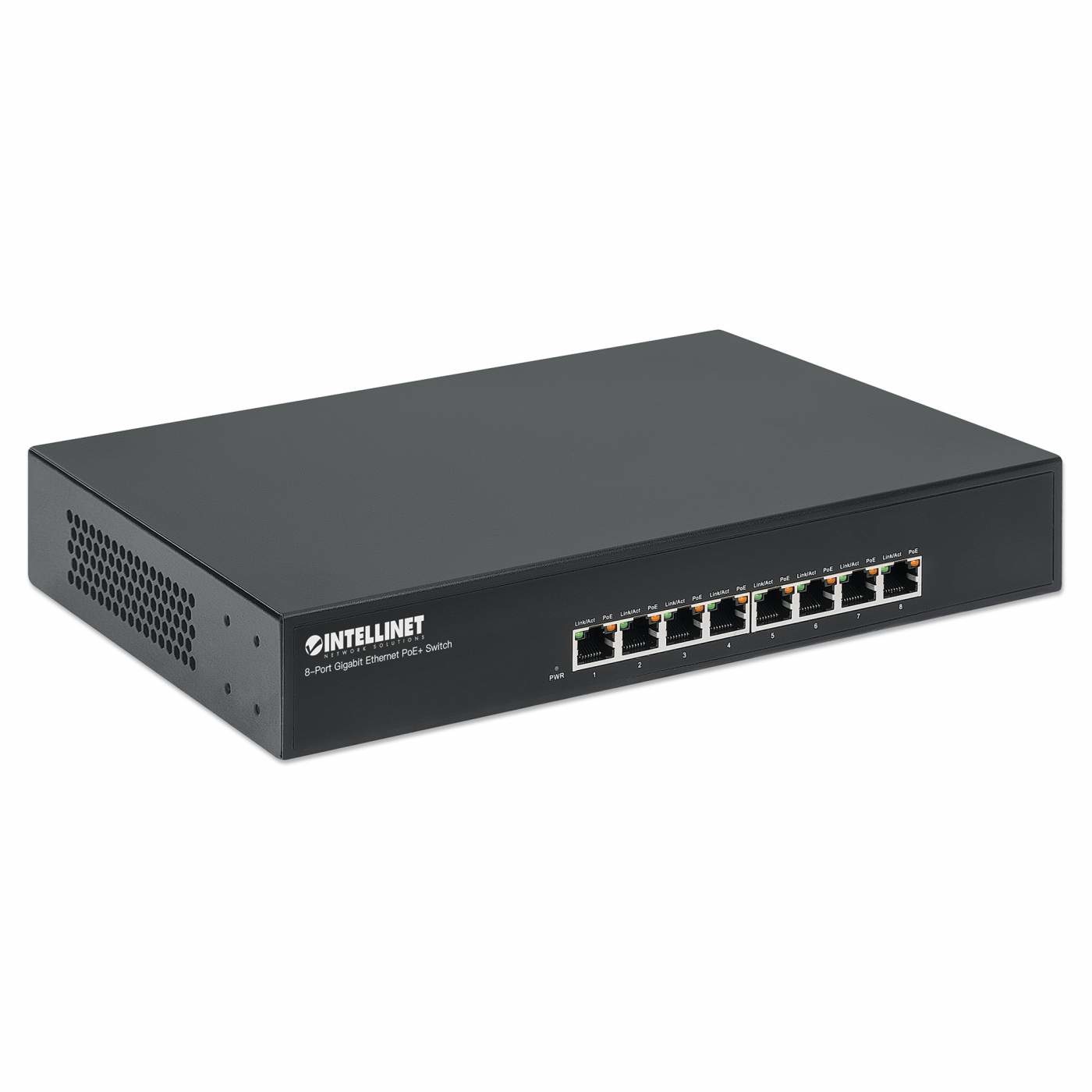 Intellinet Switch 8 Porte Gigabit PoE - 10/100/1000 Mbps, IEEE 802.3at/af