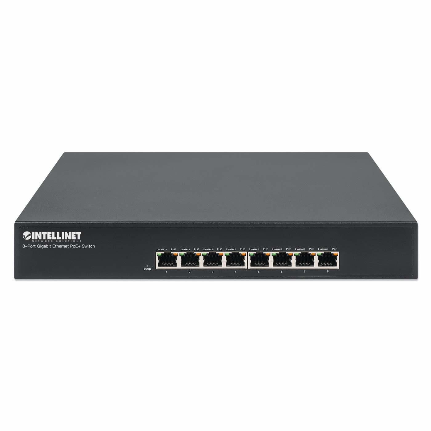 Intellinet Switch 8 Porte Gigabit PoE - 10/100/1000 Mbps, IEEE 802.3at/af