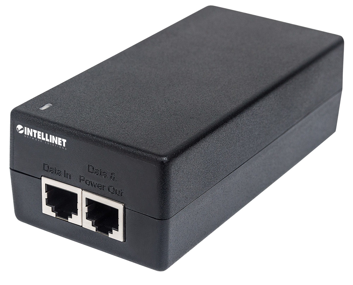 Intellinet 561235 Adattatore PoE e Iniettore Gigabit Ethernet 48V - Fino a 60W, Supporta Dispositivi PoE, Cat5/Cat6